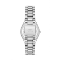 Ferro Gümüş Çelik Kordon Erkek Kol Saati F11386A-A 3 ATM Su Geçirmez 2 Yıl Garantili Hediye Paketli