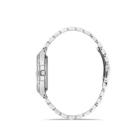 Ferro Gümüş Çelik Kordon Erkek Kol Saati F11386A-A2 3 ATM Su Geçirmez 2 Yıl Garantili Hediye Paketli