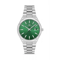 Ferro Gümüş Çelik Kordon Erkek Kol Saati F11386A-A6 3 ATM Su Geçirmez 2 Yıl Garantili Hediye Paketli