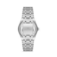 Ferro Gümüş Çelik Kordon Erkek Kol Saati F11474A-A2 3 ATM Su Geçirmez 2 Yıl Garantili Hediye Paketli