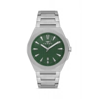 Ferro Gümüş Çelik Kordon Erkek Kol Saati F11498AWT-A6 3ATM Su Geçirmez 2 Yıl Garantili HediyePaketli