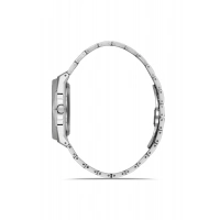 Ferro Gümüş Çelik Kordon Erkek Kol Saati F11535A-A15 3ATM Su Geçirmez 2 Yıl Garantili HediyePaketli