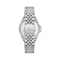 Ferro Gümüş Çelik Kordon Erkek Kol Saati F11541AWT-A2 3ATM Su Geçirmez 2 Yıl Garantili HediyePaketli