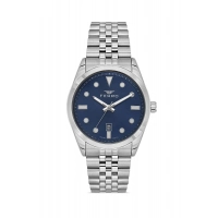 Ferro Gümüş Çelik Kordon Erkek Kol Saati F11567AWT-A3 3ATM Su Geçirmez 2 Yıl Garantili HediyePaketli