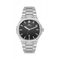 Ferro Gümüş Çelik Kordon Erkek Kol Saati F11648AWT-A2 Fonksiyonları Aktif 3 ATM Su Geçirmez