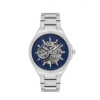 Ferro Gümüş Çelik Kordon Erkek Kol Saati F31443A-A3 3ATM Su Geçirmez 2 Yıl Garantili HediyePaketli