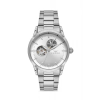 Ferro Gümüş Çelik Kordon Erkek Kol Saati F31445A-A 3ATM Su Geçirmez 2 Yıl Garantili HediyePaketli