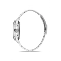 Ferro Gümüş Çelik Kordon Erkek Kol Saati F31445A-A 3ATM Su Geçirmez 2 Yıl Garantili HediyePaketli