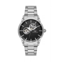 Ferro Gümüş Çelik Kordon Erkek Kol Saati F31445A-A2 3ATM Su Geçirmez 2 Yıl Garantili HediyePaketli