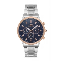 Ferro Silver Steel Strap Mens Wristwatch FM11145A-E3