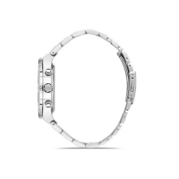 Ferro Gümüş Çelik Kordon Erkek Kol Saati FM11378AWT-A6 Fonksiyonları Aktif 3ATM Su Geçirmez