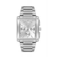 Ferro Gümüş Çelik Kordon Erkek Kol Saati FM11465AWT-A Fonksiyonları Aktif 3ATM Su Geçirmez