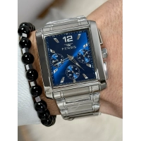 Ferro Gümüş Çelik Kordon Erkek Kol Saati FM11465AWT-A3 Fonksiyonları Aktif 3ATM Su Geçirmez