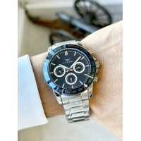 Ferro Gümüş Çelik Kordon Erkek Kol Saati FM11468AWT-L3 Fonksiyonları Aktif 3ATM Su Geçirmez