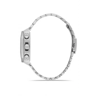 Ferro Gümüş Çelik Kordon Erkek Kol Saati FM11485A-A15 Fonksiyonları Aktif 3ATM Su Geçirmez