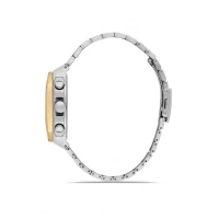 Ferro Gümüş Çelik Kordon Erkek Kol Saati FM11485A-D6 Fonksiyonları Aktif 3ATM Su Geçirmez