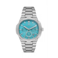 Ferro Gümüş Çelik Kordon Erkek Kol Saati FM11499A-A15 Fonksiyonları Aktif 3ATM Su Geçirmez