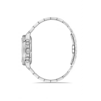 Ferro Gümüş Çelik Kordon Erkek Kol Saati FM11499A-A15 Fonksiyonları Aktif 3ATM Su Geçirmez