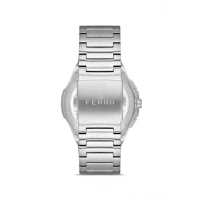 Ferro Gümüş Çelik Kordon Erkek Kol Saati FM11505A-A2