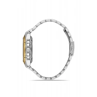 Ferro Gümüş Çelik Kordon Erkek Kol Saati FM11505A-D6 Fonksiyonları Aktif 3ATM Su Geçirmez