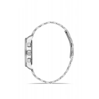 Ferro Gümüş Çelik Kordon Erkek Kol Saati FM11520AWT-J2 Fonksiyonları Aktif 3ATM Su Geçirmez