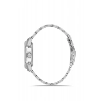 Ferro Gümüş Çelik Kordon Erkek Kol Saati FM11522AWT-A15 Fonksiyonları Aktif 3ATM Su Geçirmez