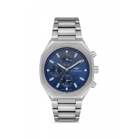 Ferro Gümüş Çelik Kordon Erkek Kol Saati FM11522AWT-A3 Fonksiyonları Aktif 3ATM Su Geçirmez