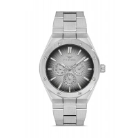 Ferro Gümüş Çelik Kordon Erkek Kol Saati FM11537AWT-A2 Fonksiyonları Aktif 3ATM Su Geçirmez