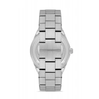 Ferro Gümüş Çelik Kordon Erkek Kol Saati FM11537AWT-A6 Fonksiyonları Aktif 3ATM Su Geçirmez