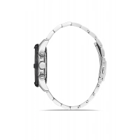 Ferro Gümüş Çelik Kordon Erkek Kol Saati FM11541AWT-J2 Fonksiyonları Aktif 3ATM Su Geçirmez