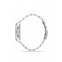 Ferro Gümüş Çelik Kordon Erkek Kol Saati FM11555AWT-A6 Fonksiyonları Aktif 3 ATM Su Geçirmez