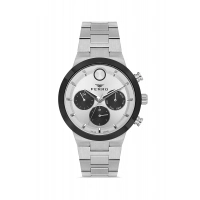 Ferro Gümüş Çelik Kordon Erkek Kol Saati FM11568AWT-J Fonksiyonları Aktif 3 ATM Su Geçirmez