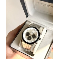 Ferro Gümüş Çelik Kordon Erkek Kol Saati FM11568AWT-J Fonksiyonları Aktif 3 ATM Su Geçirmez