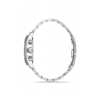 Ferro Gümüş Çelik Kordon Erkek Kol Saati FM11588AWT-A3 Fonksiyonları Aktif 3 ATM Su Geçirmez