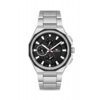 Ferro Gümüş Çelik Kordon Erkek Kol Saati FM11590AWT-J2 Fonksiyonları Aktif 3 ATM Su Geçirmez