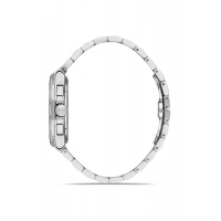 Ferro Gümüş Çelik Kordon Erkek Kol Saati FM11650A-A Fonksiyonları Aktif 3 ATM Su Geçirmez