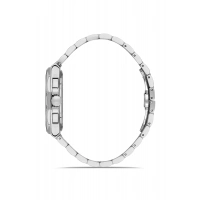 Ferro Gümüş Çelik Kordon Erkek Kol Saati FM11650A-A2 Fonksiyonları Aktif 3 ATM Su Geçirmez