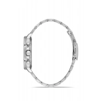 Ferro Gümüş Çelik Kordon Erkek Kol Saati FM11652A-A3 Fonksiyonları Aktif 3 ATM Su Geçirmez