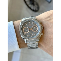 Ferro Gümüş Çelik Kordon Erkek Kol Saati FM11652A-A4 Fonksiyonları Aktif 3 ATM Su Geçirmez