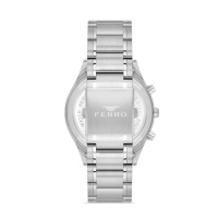 Ferro Gümüş Çelik Kordon Erkek Kol Saati FM31371A-A6