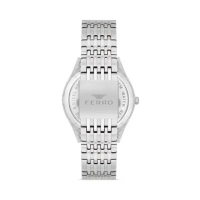 Ferro Gümüş Çelik Kordon Erkek Kol Saati FM31440A-A6 Otomatik Makine 3 ATM Su Geçirmez Hediye Paketli