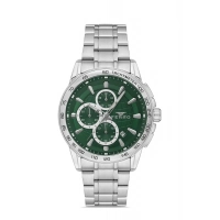 Ferro Gümüş Çelik Kordon Erkek Kol Saati FM31441A-A6 Tüm Fonksiyonlar Aktif 3 ATM Su Geçirmez