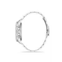 Ferro Gümüş Çelik Kordon Erkek Kol Saati FM31441A-A6 Tüm Fonksiyonlar Aktif 3 ATM Su Geçirmez