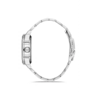 Ferro Gümüş Çelik Kordon Erkek Kol Saati FM40106A-A2 Tüm Fonksiyonlar Aktif 3 ATM Su Geçirmez