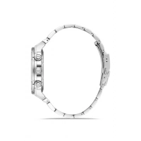 Ferro Gümüş Çelik Kordon Erkek Kol Saati FM40123A-A3 Tüm Fonksiyonlar Aktif 3 ATM Su Geçirmez