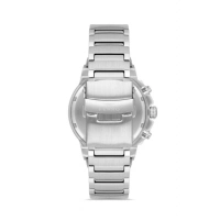 Ferro Gümüş Çelik Kordon Erkek Kol Saati FM40123A-A4 Tüm Fonksiyonlar Aktif 3 ATM Su Geçirmez