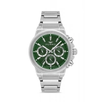 Ferro Gümüş Çelik Kordon Erkek Kol Saati FM40123A-A6 Tüm Fonksiyonlar Aktif 3 ATM Su Geçirmez