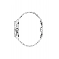 Ferro Gümüş Çelik Kordon Erkek Kol Saati FM40137A-A5 Tüm Fonksiyonlar Aktif 3 ATM Su Geçirmez