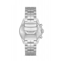 Ferro Gümüş Çelik Kordon Erkek Kol Saati FM40139A-L Tüm Fonksiyonlar Aktif 3 ATM Su Geçirmez