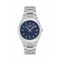 Ferro Gümüş Çelik Kordon Erkek Kol Saati FM40143A-A3 Tüm Fonksiyonlar Aktif 3 ATM Su Geçirmez